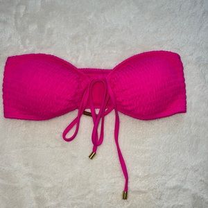 hot pink bikini top